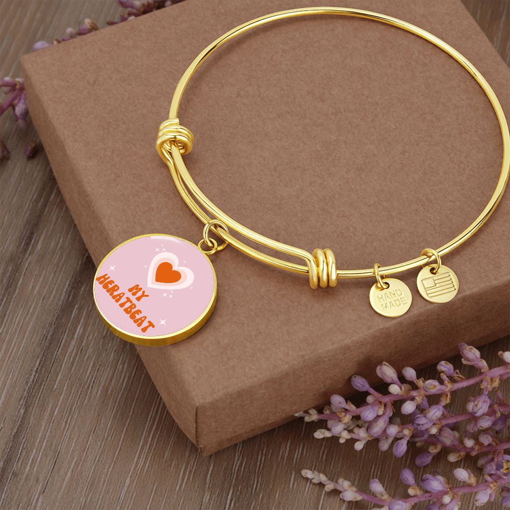 "My Heartbeat"- Circle Bangle