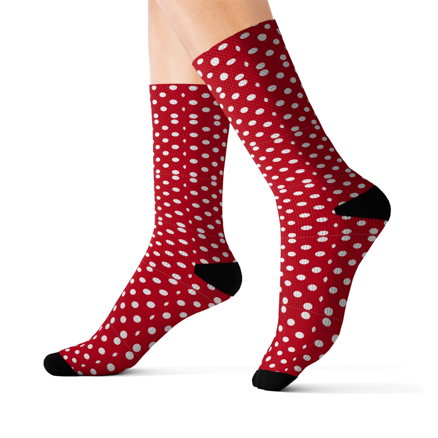 Red Polkadot Socks