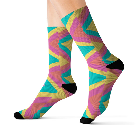 "Neon Vibe" Socks