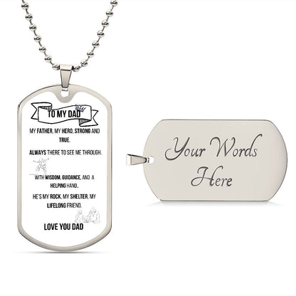 To My Dad - "My Father, My Hero"